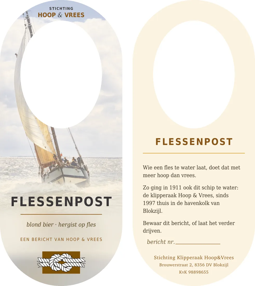 flessenpost halsetiket