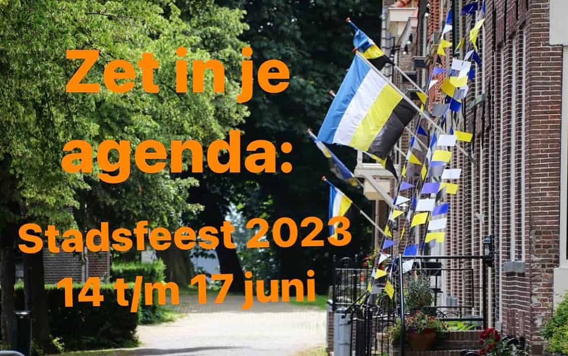 Stadsfeest Blokzijl van 14 t/m 17 juni
