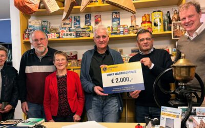 Lions Steenwijk schenkt €2000 aan het Gildenhuys