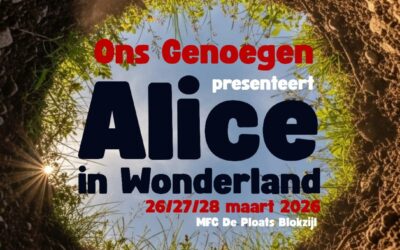 Alice in Wonderland op 26, 27 & 28 maart 2026